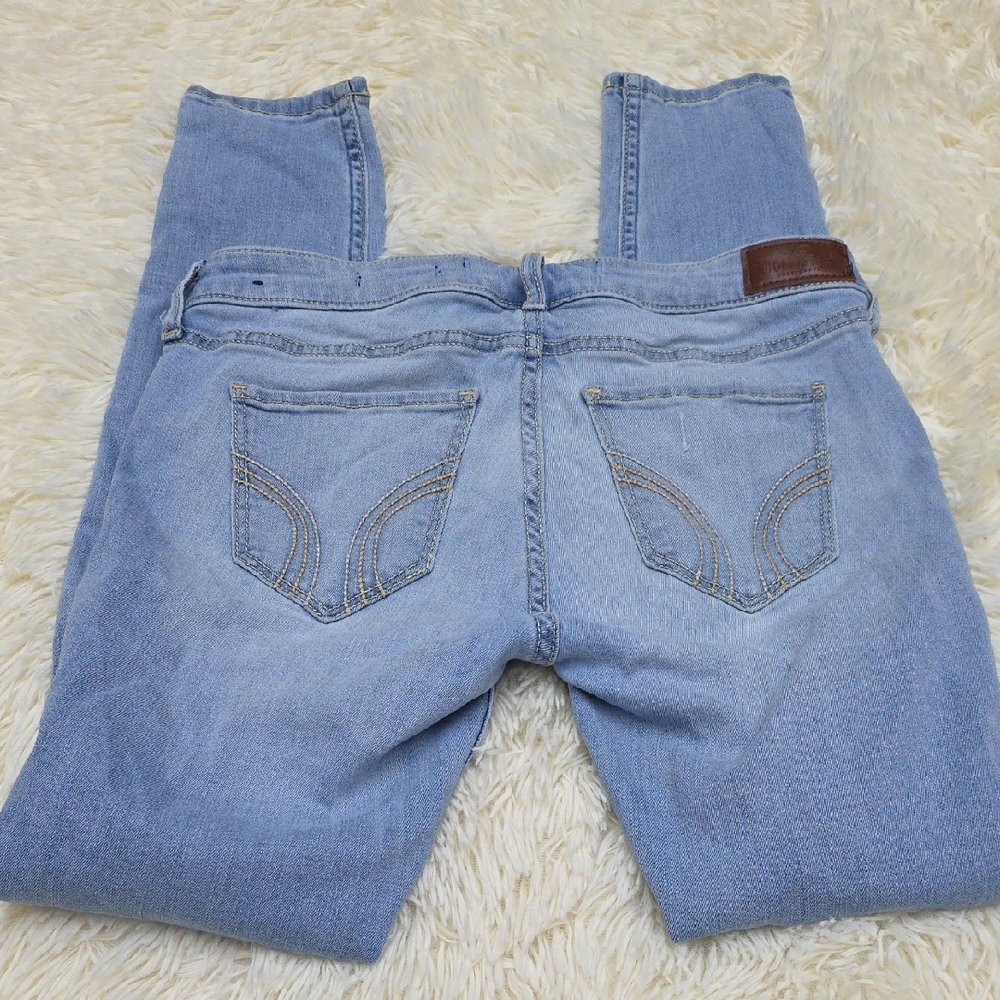 Hollister Light Blue Straight Leg Jeans